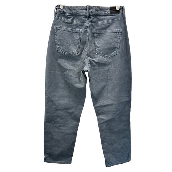 American Eagle Mom Straight Jeans Corduroy Pants Light Blue 8 Short - Picture 2 of 14